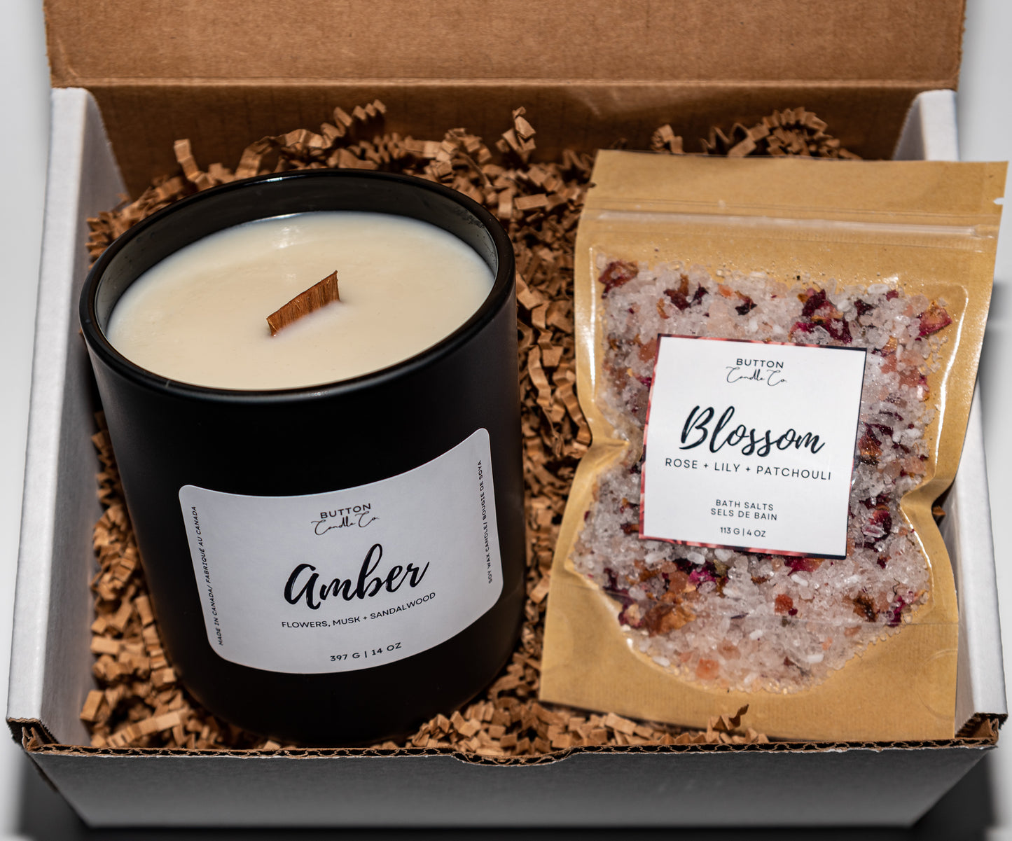Amber-Scented Candle Gift Box
