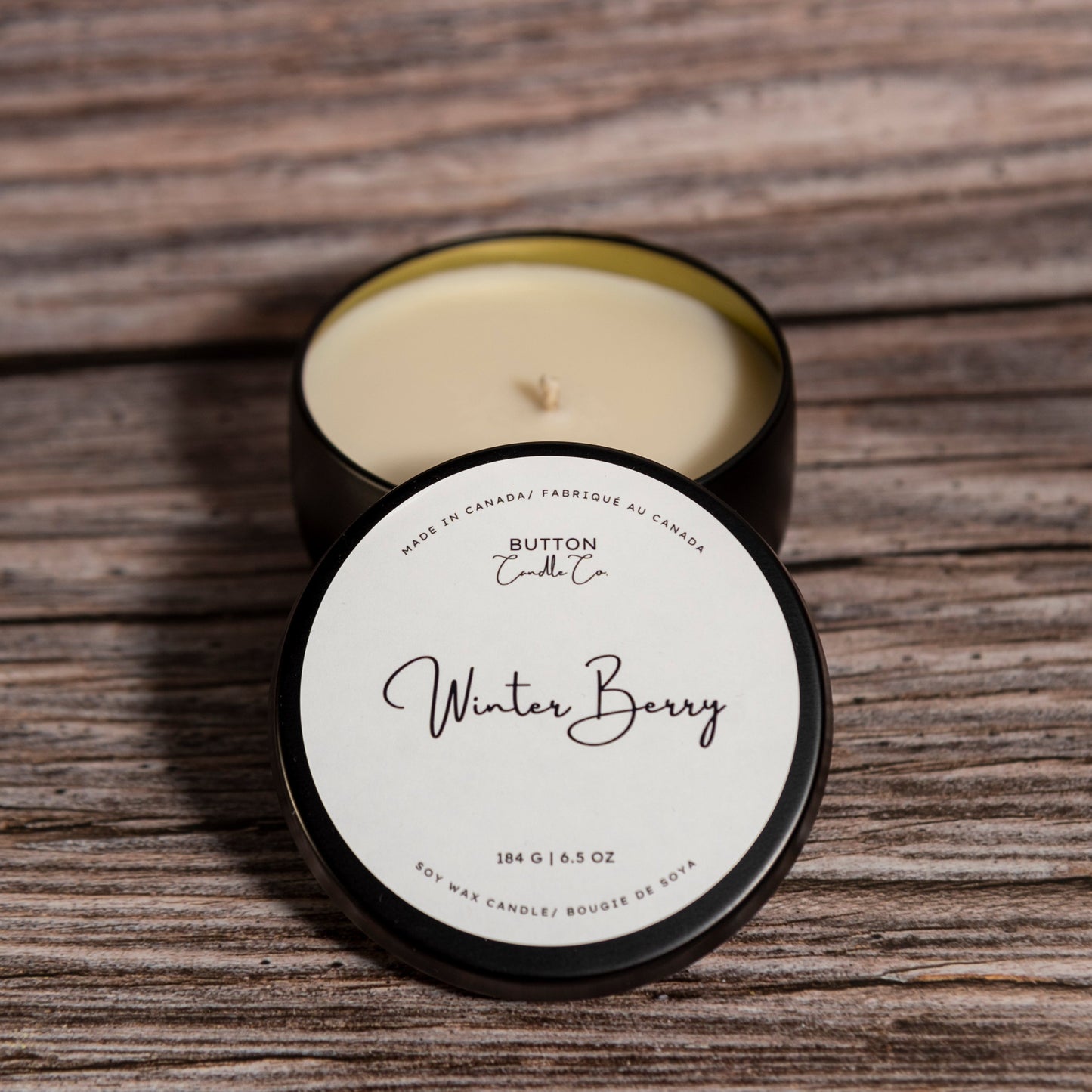 Winter Berry Candle Tin 6.5oz
