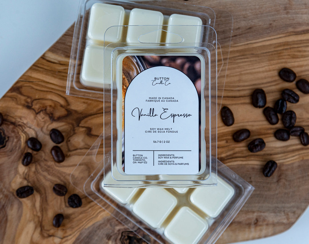 Coffee Scented Wax Melts, Soy Wax Melts, Vanilla Candle Melts, Wax
